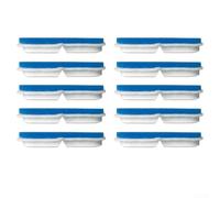 Hosrivae Fontaine de rechange FT888 pour chat, lot de 10 filtres à charbon actif en coton avec éponge, distributeur d'accessoires frais pour animaux de compagnie, 9,6 x 3,3 cm (FT888 - filtre ABS)