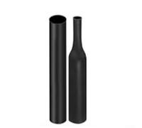 Hosrivae Gaine thermorétractable doublée 4:1 noire de 32 mm x 1 m, gaine épaisse en polyéthylène imperméable, isolation de fil robuste pour réparation de câblage automobile et marine
