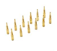 Hosrivae Gicleur de ralenti de carburateur (jet pilote lent) pour Mikuni Tm33/tm36/tm40 Vm28/vm40/hs40 - Métal doré 12 pièces de rechange 32,5 pour 60