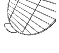 Hosrivae Grille de cuisson ronde en acier inoxydable avec poignée pour barbecue Weber 7432, 1241304 et 57 cm de diamètre, pièce de rechange pour barbecue (55 cm)