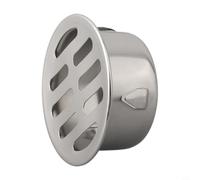Hosrivae Grille d'évacuation de sol en acier inoxydable pour toit extérieur, balcon, jardin - Manchon de tuyau en PVC de type - 50 mm à 200 mm de diamètre - Design creux anti-encrassement (tube de 50