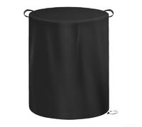 Hosrivae Housse anti-poussière pour barbecue extérieur 54 x 60 cm, matériau robuste 210D pour friteuse à dinde sans huile, protège contre la saleté et les intempéries pour la cuisine de jardin