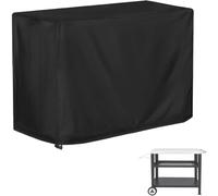 Hosrivae Housse de chariot de salle à manger d'extérieur pour Royal Gourmet Pc3401b/pc3401s/pc3404s - Tissu Oxford 210D imperméable avec fermeture éclair fendue - 101,6 x 61 x 81,3 cm (L x l x H