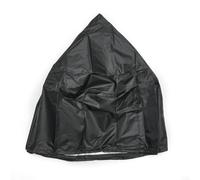Hosrivae Housse de protection ronde pour cheminée d'extérieur - Imperméable, anti-poussière et coupe-vent - Pour foyers, barbecues et cheminées - Tissu Oxford avec ourlet élastique et cordon de