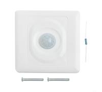 Hosrivae Interrupteur pour projets 6 V plus mini panneau solaire à faible consommation d'énergie pour mur infrarouge automatique Pir On/Off Motion Capteur de mouvement DIY