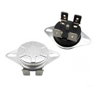 Hosrivae Interrupteur thermostat à réinitialisation automatique 20 A 5000 W pour chauffe-eau électrique, limiteur de coupure haute température avec connecteur 4 broches et colle thermique, boîtier en