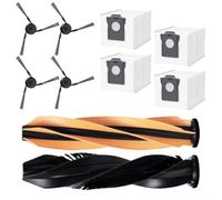 Hosrivae Kit d'accessoires de rechange pour aspirateur Dreame D20 Pro/Pro Plus/RLD43SA/RLD43SD, brosse à double rouleau et brosses latérales de nettoyage des bords