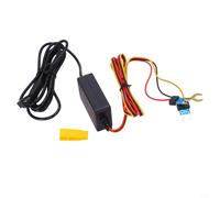 Hosrivae Kit de câbles pour caméra embarquée avec interface DVR, câble d'alimentation 12 V 2,5 A, câble de charge abaisseur pour caméra de tableau de bord de voiture, convient à la plupart des