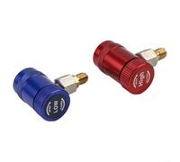 Hosrivae Kit de coupleur rapide 2 pièces pour automobile - Jauge de collecteur A/C - Utilisation côté bas et côté haut