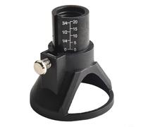 Hosrivae Kit de meulage électrique 6 pièces avec localisateur de base fixe pour bois, métal, plastique et cloison sèche - Comprend 1 guide de meulage + 6 limes rotatives pour outils compatibles Dremel