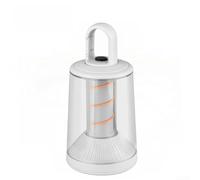 Hosrivae Lampe de camping amovible à 360°, lanterne LED rechargeable USB-C, double modes de luminosité, lumière extérieure portable pour tente et randonnée, blanc