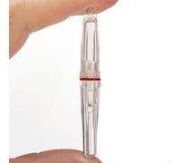 Hosrivae Lampe de pêche étanche rouge/verte pour la pêche de nuit et la collecte de poissons - Lampe flottante fluorescente en polyéthylène de 72 mm avec batterie CR425, submersible à 250 m, haute