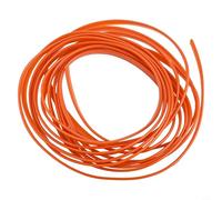 Hosrivae Ligne de moulage de voiture de 5 m pour panneau de porte intérieure pour garniture de bord, bande décorative en silicone orange pour accessoires intérieurs automobiles