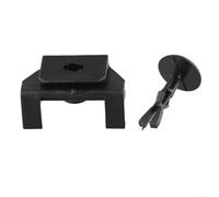Hosrivae Lot de 10 clips et goupilles de pare-chocs avant en plastique noir 53879-58010 47749-58010 pour Camry Highlander Prius