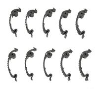 Hosrivae Lot de 10 colliers de serrage pour culasse de tronçonneuse 435 440E 445 450 450E 570 575 576, clips de moteur, installation de pièces d'outils de jardin