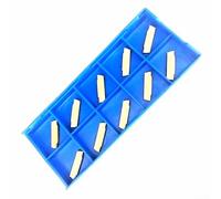 Hosrivae Lot de 10 outils de tour MGMN200 en carbure pour rainurage et tournage, adaptés pour le traitement de l'acier et du métal