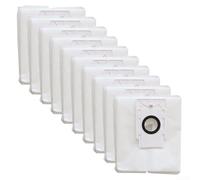Hosrivae Lot de 10 sacs d'aspirateur jetables de grande capacité 3,5 l pour Polaris PVCRAC 7750 et IQ-Home, matériau filtrant non tissé en fibre soufflée fondue, 4 ou 10 pièces