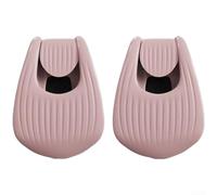 Hosrivae Lot de 10 supports de pêche, cannes à leurres réglables en EVA, verrouillage en 1 clic, sangles de sac à dos et sacs à appâts (poudre)