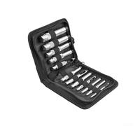 Hosrivae Lot de 12 poinçons creux pour cuir de 3 à 19 mm pour ceinture de montre, joint d'artisanat, outil de perforation rond fabriqué en acier au carbone traité thermiquement, compatible avec le