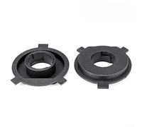 Hosrivae Lot de 2 adaptateurs de base d'ampoule de phare LED pour feux H4 en PVC noir