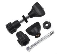 Hosrivae Lot de 2 bases de défonceuse en bois pour fraiseuses, construction en métal et plastique, base à vis noire de 7,1 cm