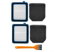 Hosrivae Lot de 2 filtres de rechange pour Electrolux Q8 WQ61 WQ71 WQ81, piège à poussière haute efficacité avec éponge et brosse, lot de 2/4 pièces d'aspirateur