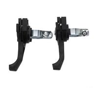 Hosrivae Lot de 2 interrupteurs d'accélérateur pour taille-haie, tondeuse à gazon, pompe et élagueur, kit de pièces de rechange lisses, noir (26 mm)