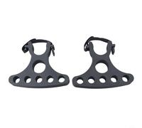 Hosrivae Lot de 2 supports de guidon de réparation avec sangles réglables pour une installation stable du cockpit - Plastique léger pour l'entretien du vélo à la maison, au travail