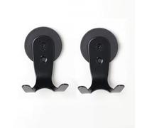 Hosrivae Lot de 2 supports magnétiques en acier pour poignée de café pour tamper et expresso avec magnétisme puissant et compact (noir)