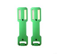 Hosrivae Lot de 2 supports magnétiques pour bombes aérosols sécurisés de 1 020,6 g pour peinture/lubrifiant/nettoyant, design vertical peu encombrant pour armoire en métal ou chariot (vert clair)