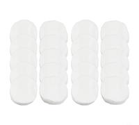 Hosrivae Lot de 20 mèches de laine circulaires de rechange pour cheminées de table de 10,2 x 10,2 cm conçues pour résister à des températures élevées