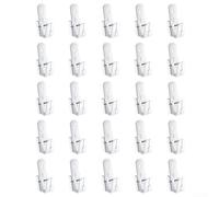 Hosrivae Lot de 25 cosses de fil à épissure rapide en laiton, 6,35 mm, connecteurs à sertir électriques mâles et femelles, câblage électronique automobile (argenté)