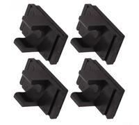 Hosrivae Lot de 4 boucles coulissantes en plastique pour tables pliantes rondes (1,9 cm de diamètre), kit de fixation de carte de chariot de bureau, outil