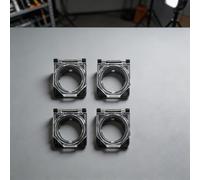 Hosrivae Lot de 4 caches de boutons transparents de 22 mm, étanches et résistants à la poussière pour éviter toute activation accidentelle par ou les animaux domestiques
