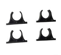 Hosrivae Lot de 4 clips de support de pagaie - Pince en plastique robuste pour kayaks, canoës et bateaux à rame, convient pour tige de 30 mm de diamètre, compact 2,8 x 0,6 x 1,8