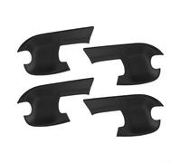 Hosrivae Lot de 4 enjoliveurs de poignée de porte extérieure pour D-Max Dmax 2021-2024 - Noir mat - Moulure de protection ABS pour poignées de porte de voiture