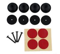 Hosrivae Lot de 4 filets de rangement pour coffre arrière de voiture avec crochets de rechange - Élastique robuste pour tous les modèles de véhicules