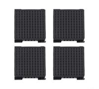 Hosrivae Lot de 4 filtres à charbon actif pour réfrigérateurs Liebherr, 42 x 42 x 10 mm, charbon de noix de coco, compatible avec les modèles 9096989, 9882429, 9882460