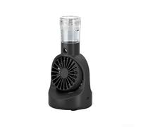 Hosrivae Lot de 4 petits ventilateurs électriques portables blancs avec 4 brumisateurs silencieux, chargement USB pour nano-jet d'eau, refroidisseur léger pour voyage, camping, bureau, intérieur