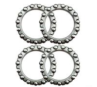 Hosrivae Lot de 4 roulements à billes pour direction électrique - 40 x 27 mm - Pour fourche de vélo E-For - Compatible avec 4,76 × 15 mm et 16/3 × 15 mm