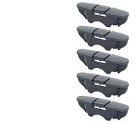 Hosrivae Lot de 5 clips d'arrêt coulissants pour panier supérieur de lave-vaisselle (remplace W10508950, 8562015, W10199682, 2684662) - Plastique