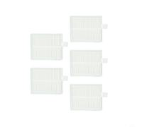 Hosrivae Lot de 5 filtres de rechange lavables pour Conga 7490 et Genesis, compatibles avec les pièces d'aspirateur robot, élément de style HEPA réutilisable, 75 x 61 x 9 mm