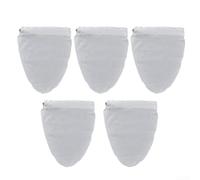 Hosrivae Lot de 5 sacs à étamine réutilisables en nylon à mailles fines filtrant pour café yaourt noix, lait, thé, bière, jus