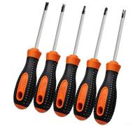 Hosrivae Lot de 5 tournevis de forme spéciale, acier au chrome vanadium avec pointes magnétiques, poignée ergonomique pour réparation d'appareils ménagers, type Y Triangle U, lot de 5