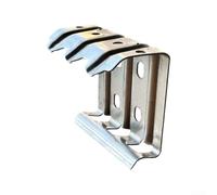 Hosrivae Lot de 50 clips de guidage d'eau pour panneau solaire en acier inoxydable auto-nettoyants à 3 canaux pour verre photovoltaïque pour surface (35 mm)