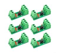 Hosrivae Lot de 6 panneaux d'isolation de coupleur optique, entrée 3-5 V CC, sortie 1,8-24 V DC, isolation 3000 V, module de signal 5 kHz pour applications électroniques, 40,3 x 14,9 mm (3-5 V)