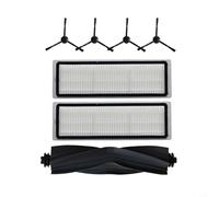 Hosrivae Lot de 7 accessoires pour aspirateur Dreame L10s L10s X20+, brosse principale en caoutchouc, 4 brosses latérales, 2 pièces HEPA et robot
