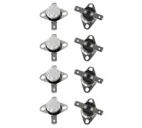 Hosrivae Lot de 8 thermostats KSD301 150C 302F 10 A Disques de rechange pour four à micro-ondes, cafetière, sèche-linge