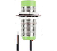 Hosrivae M30 capacitif pour capteur de proximité CR30 Series 15 mm Plage de détection NPN/PNP Sortie 10-30 V DC 90-250 V AC Coque en métal pour systèmes de contrôle industriels (15DN2 NPN fermé)