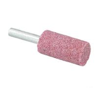 Hosrivae Meule en corindon rouge pour outils rotatifs, tige de 6 mm, tailles de tête de 20 à 60 mm, abrasif en fibre de nylon pour le polissage du métal, du bois et du jade (A)